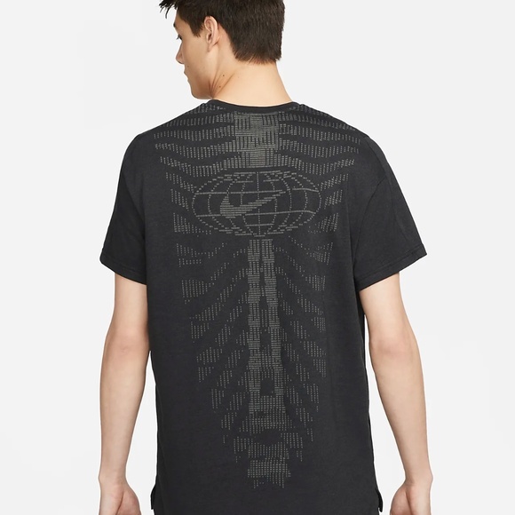 Nike Pro Dri-FIT Short-Sleeve Top DQ4866-010 (Black/Iron Grey) - Picture 1 of 6